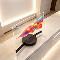 Pantalla Digital OLED Curva Plateada Personalizable, 1.07B, Gama de Colores de 10 Bits, Brillo de 800 cd, Pantalla Táctil con Revestimiento AR, Punto de Acceso WiFi