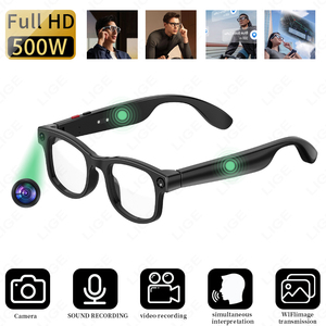 แว่นตาอัจฉริยะ LIGE BWG1 3 เลนส์ รองรับการโทร พร้อมกล้องบันทึกวิดีโอ ผู้ช่วยเสียง และฟังก์ชันแปล<span class=keywords><strong>ภาษา</strong></span>แบบเรียลไทม์ - Product Image 6