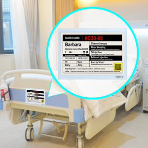 Phototag E-Ink Paper Electron Epaper Sign Esl Ble 2.4G Wireless E Ink Screen Bedside <b>Display</b> Tag For Meeting Room Hospital - Product Image 1