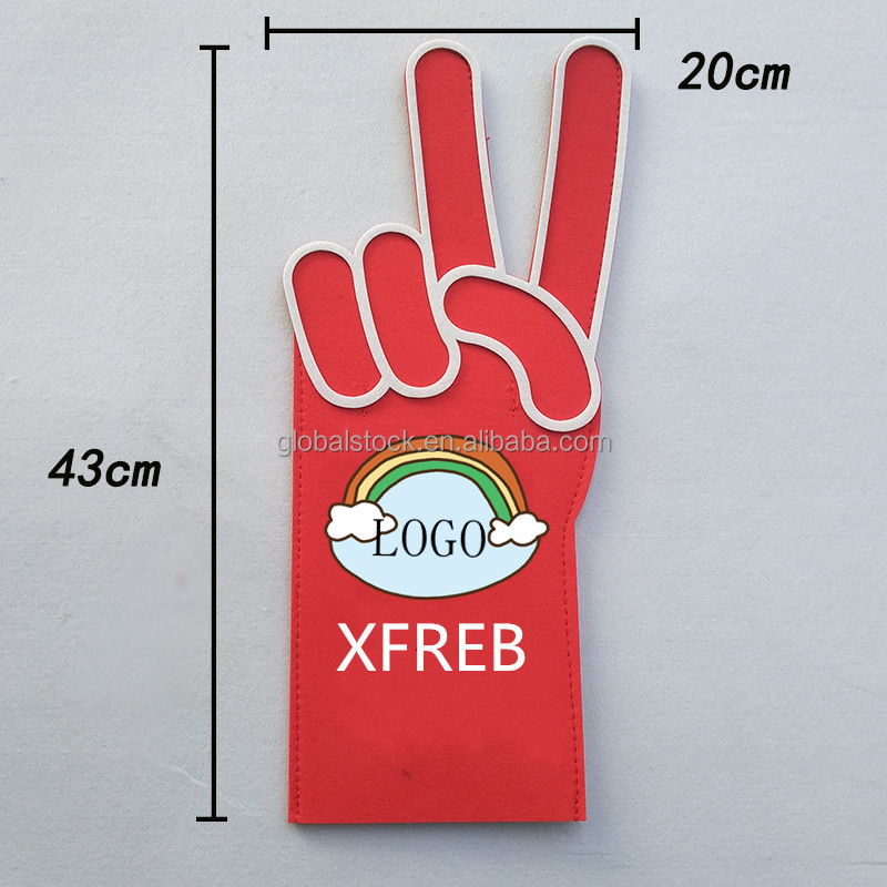 Пенопластовые перчатки Eva подарки индивидуальный логотип стиль изделия палец шт Цвет ручной материал Обычная губка форма размер модели рекламные