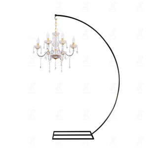Wedding <b>Chandelier</b> <b>Crystal</b> Iron Art Stage Decoration Thickened Material Pendant Decoration Wedding Road Guide Arc Bracket - Product Image 1