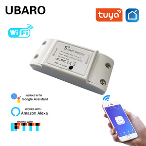 สมาร์ทไวไฟสวิตช์ 10A AC 100-240V 2.4GHz RF433 รีโมทคอนโทรลควบคุมด้วยเสียงแอปควบคุมสากลสำหรับระบบอัตโนมัติในบ้าน - Product Image 4