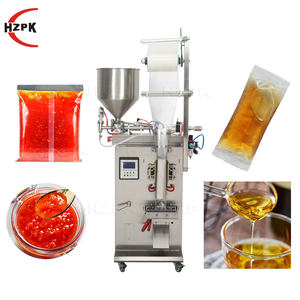 Machine d'emballage multifonctionnelle Hzpk pour sachets de savon d'hôtel, détergent, shampoing, huile, crème et sauces - Product Image 1