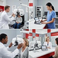 Équipements optiques de haute qualité, phoroptère automatique, testeur de vision en optométrie CV-7800