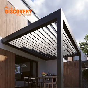 <span class=keywords><strong>Petite</strong></span> pergola en aluminium |   Système de pergola à lames orientables pour projets commerciaux en extérieur - Product Image 6