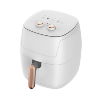 Fabrieksdirecte prijs Grote slimme elektrische airfryer met 5,1-6L capaciteit, 1350W vermogen, oververhittingsbeveiliging voor huishoudelijk gebruik