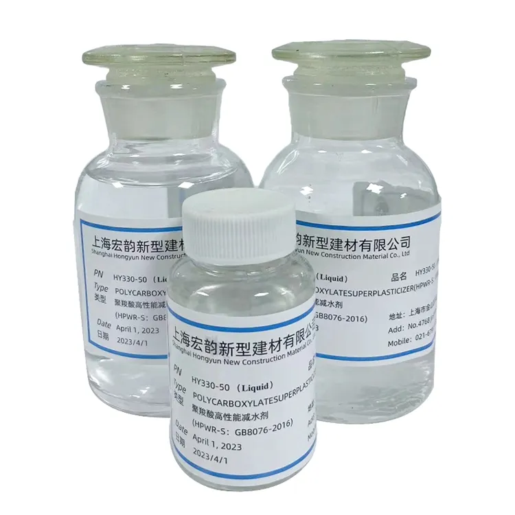 Sử dụng cho xây dựng chuẩn bị phụ gia sụt giảm duy trì loại PCE lỏng polycarboxylate superplasticizer