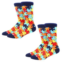 Chaussettes longues à motifs amusants, vente en gros, chaussettes de compression originales personnalisées pour hommes et femmes, chaussettes unisexes, chaussettes originales
