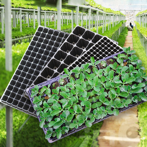 Plateau de semis en plastique PET rectangulaire robuste en gros, 21, 32, 50, 72, 98, 105, 128, 168, 200 trous pour bacs à plantes d'extérieur - Product Image 5