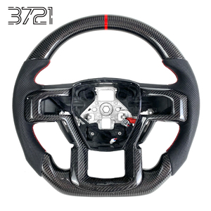 Volant sport en fibre de carbone pour Ford F-150 Raptor Gen 2 SuperCrew SuperCab Lariat Platinum Limited 2015-2020 - Product Image 1