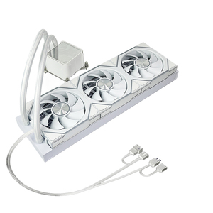 SM-360W/B-F4 Factory Price 360MM ARGB CPU PC Water Cooling Radiator Magnetic <b>Pump</b> Head Cooler for Gaming Green Cpu Cooler - Product Image 5