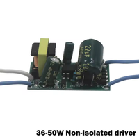 Transformateur d'alimentation LED non isolé 8-50W, transformateur de lumière LED, entrée AC170-265V, adaptateur d'alimentation 220mA, puce d'ampoule LED