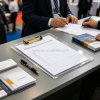 Tableau d'écriture en acrylique, personnalisable avec un logo, adapté aux bureaux, aux fournitures scolaires et aux cadeaux promotionnels d'entreprise