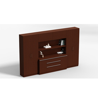 Bureau de direction moderne en bois massif de style antique avec hauteur réglable et fixation murale pour bureau de direction (FOHK-1852) # )