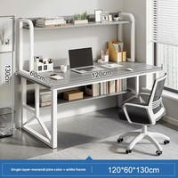 Vente à chaud bureau d'ordinateur en bois simple et moderne petite étagère et bureau pour étude ou chambre à coucher