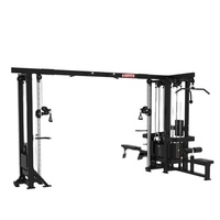 Équipement de musculation professionnel pour la maison et les salles de sport commerciales, station de fitness multifonctionnelle à 5 postes pour les exercices de poitrine et de jambes