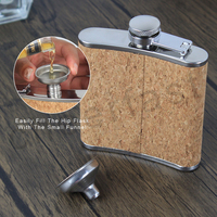Flacon de poche en acier inoxydable, pour whisky, liqueur, 6Oz, à motif de Grain de bois, pour boire, pour la hanche, nouvel arrivage de ml