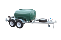 1000 litres d'eau Bowser petit tracteur remorque citerne à eau semi-remorque en acier et en matière plastique remorques de camion
