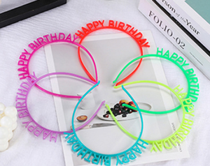 Diademas de Plástico Coloridas y Divertidas DAMAI para Cumpleaños, Accesorios para el Cabello para Niñas, Ideales para Fiestas y Cabinas de Fotos - Product Image 3