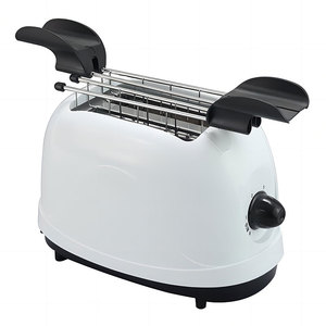 <span class=keywords><strong>Grille</strong></span>-<span class=keywords><strong>pain</strong></span> électrique 2 fentes en plastique intégral, toucher froid, prix abordable, modèle 304 #   Grill en acier inoxydable pour usage domestique, 700W, minuterie numérique - Product Image 1