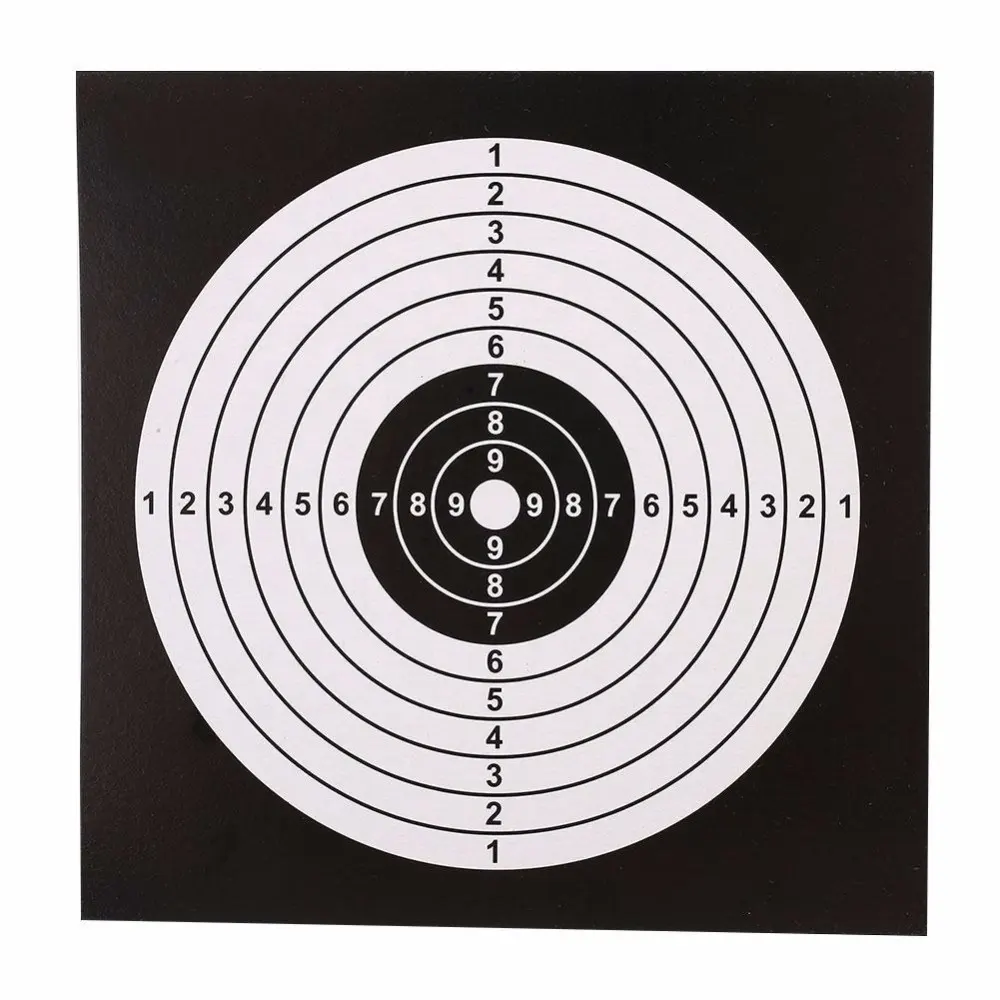 14*14cm 100pcs/bag cardboard Non adhesive Paper Shooting Targets Hunting Practice Paper Targets