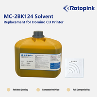 Solvant Ratopink MC-2BK124, Remplacement pour imprimante Domino CIJ