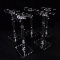 Podium moderne en acrylique et cristal pour usage commercial - Idéal pour églises, écoles, hôtels, avec fonctionnalités de présentation de discours