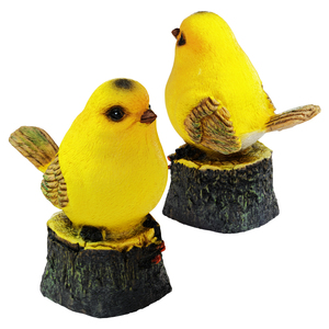 Figura de pájaro <span class=keywords><strong>amarillo</strong></span> de poliresina, gran oferta - Product Image 1