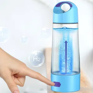 2019 Newest High Quality Portable Hydrogen Rich Water Maker Bottle Cup Alkaline Ionizer Japan hydrogen water generator