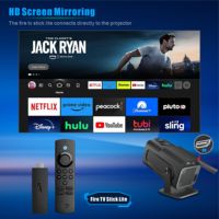 Projecteur portable extérieur de haute qualité Full HD HY320 Dual WiFi6 1920*1080P avec décodage 4K, Android 11, Allwinner H713, BT5.0