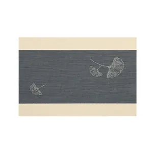 Modern New Ginkgo Leaf Dining Mats PVC Insulation Western Dining Mats Hotel Home Table Mats Wholesale