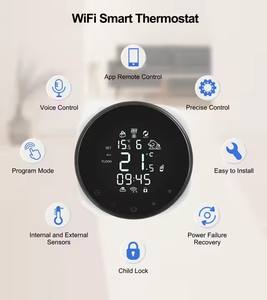 <span class=keywords><strong>Termostato</strong></span> de aprendizaje Alexa <span class=keywords><strong>Google</strong></span> <span class=keywords><strong>Nest</strong></span> de tercera generación, WiFi inteligente programable moderno para uso en apartamentos en el hogar, sistemas de calefacción por suelo radiante - Product Image 3