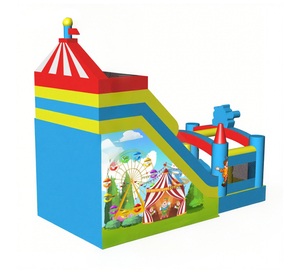 Hot thiết kế mới lễ hội chú hề Inflatable Trampoline lâu đài trượt - Product Image 3