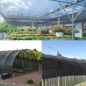 Bâche en maille d'ombre robuste pour patio extérieur noir/tissu d'ombre <span class=keywords><strong>occultant</strong></span> 70 pour plantes - Product Image 3