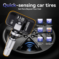 Sensor TPMS para Auto KONNWEI TK100 315/433MHz Programable con Aplicación TPMS LINK para Android iPhone