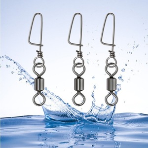 Connecteur américain à huit anneaux <span class=keywords><strong>en</strong></span> acier inoxydable, vente <span class=keywords><strong>en</strong></span> gros, accessoires <span class=keywords><strong>pour</strong></span> équipement de bateau de pêche <span class=keywords><strong>en</strong></span> <span class=keywords><strong>mer</strong></span>, émerillons à goupille d'arc, boutons-pression 6.5kg - Product Image 4