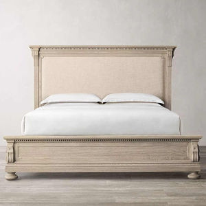 Высококачественная легкая Роскошная американская простая ретро кровать из массива дерева - Product Image 2