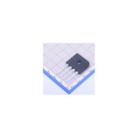 Accessoires pour diodes GBU6J-BP Redresseurs en pont IFSM 350A VR 600V Courant redressé 6A VF 1V à 3A IF GBU6J BP GBU Conditionnement en tube
