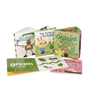 Wholesale Custom Printing Board Book Good Quality Cardboard Children Book Print On Demand
