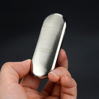 Briquet à flamme ouverte gonflable avec roue de meulage et lettrage personnalisé