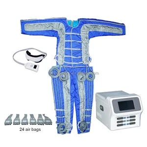 24 Air Bags Far Infrared lymphatic drainage Machine Cellulite Reduction 3 In 1 Eye Massage Slimming Beauty Instrument