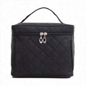 Sac de beauté pliable multifonctionnel de grande capacité, étui portable de voyage, sac de rangement cosmétique avec miroir - Product Image 2