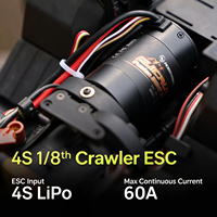 Hobbywing Fusion 8IGHT SE 1800KV 4S FOC Combo Moteur Brushless Intégré ESC Système d'Alimentation pour Voiture RC Crawler d'Escalade