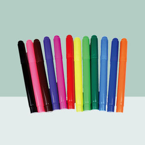 Ensemble de stylos à eau pour enfants écologiques, 12 couleurs, design de <span class=keywords><strong>crocodile</strong></span> de <span class=keywords><strong>dessin</strong></span> animé, marqueurs de <span class=keywords><strong>dessin</strong></span> lavables pour les cours d'art - Product Image 4
