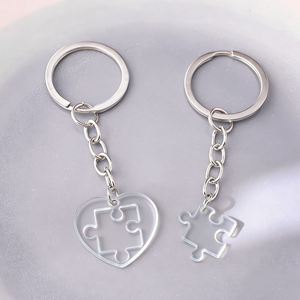 Llavero de acrílico personalizado con diseño de dibujos animados, minimalista y creativo, para parejas. |   Regalo perfecto para el Día de San Valentín para familiares y amigos - Product Image 1