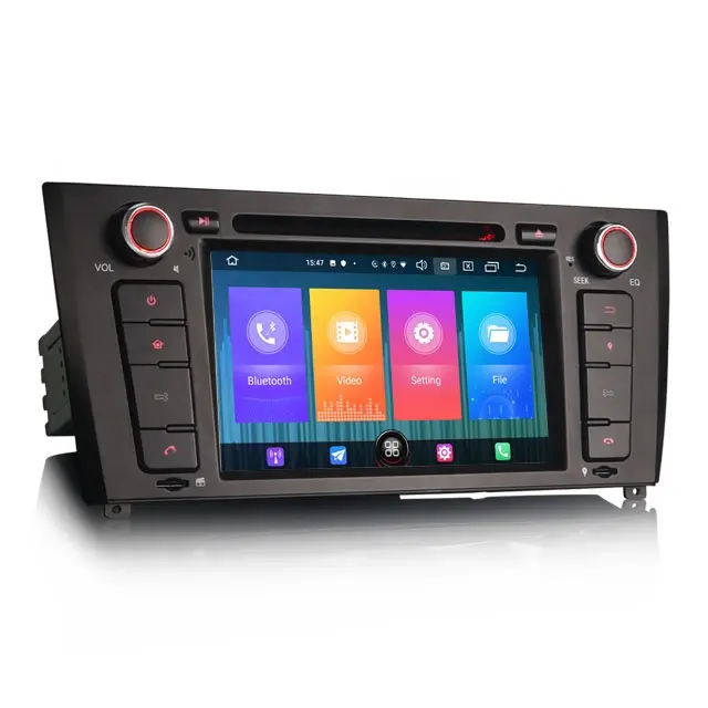 Erisin ES2740B 7 "Android 10 Car Audio Radio GPS Multimedia Player Navigation Autoradio für BMW 1er E81 <span class=keywords><strong>E82</strong></span> E88