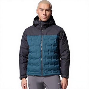Men's Lightweight <b>Packable</b> Puffer <b>Jacket</b> Waterproof Winter Hood <b>Jacket</b> Custom <b>Packable</b> Quilted Puffer <b>Jacket</b> With Storage Pouch - Product Image 1