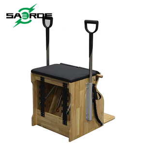 Equipo de Pilates Reformer SAERDE Ecológico para Gimnasio en Casa, Silla de Yoga de Roble Blanco, Modelo de Máquina Wunda Personalizada SED-LB2 - Product Image 4
