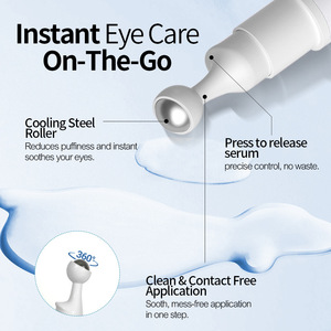 Sérum Contour des Yeux Rafraîchissant en Roll-on à l'Oligopeptide et Hyaluronate de Sodium – Nourrissant, Non Gras, Contre les Ridules et les Poches - Product Image 3