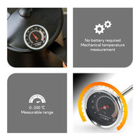 Termometer Digital Campingmoon Outdoor untuk Memasak, Alat Dapur, Termometer Oven, Termometer Daging Digital